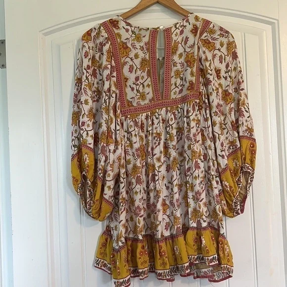 Rachel Zoe Boho Mini Dress Large - Picture 7 of 8